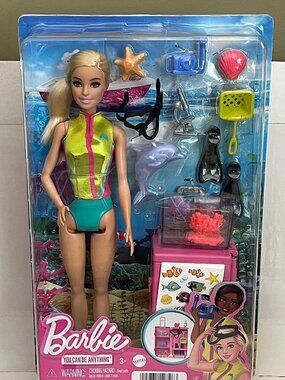 Barbie Marine Biologist Doll and Playset